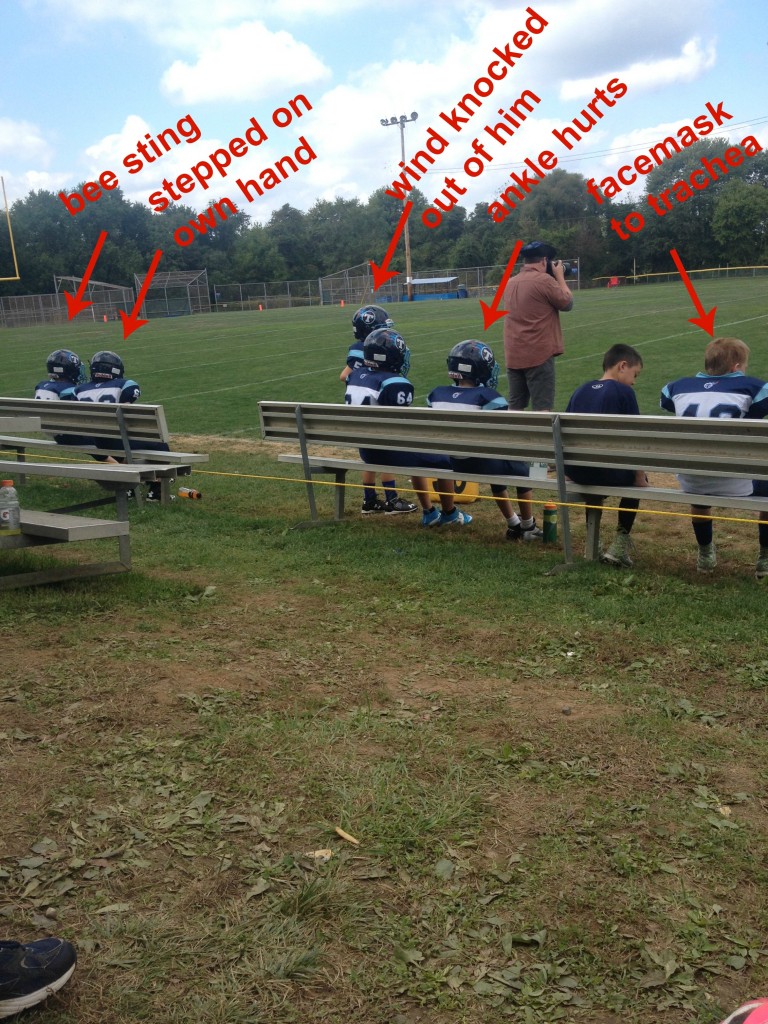 football bench